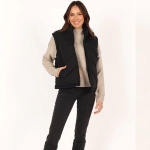 Petal & Pup chevron Quilted Puffer Vest